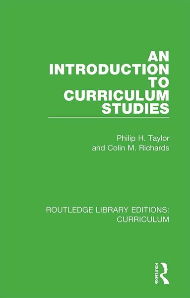 Produktbild: An Introduction to Curriculum Studies