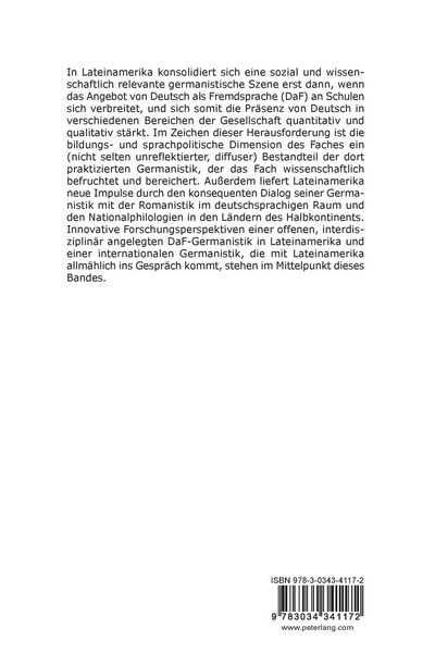 Produktbild: Weltgermanistik, Germanistiken der Welt. Begegnungen in Lateinamerika