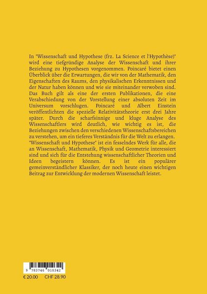 Produktbild: Wissenschaft und Hypothese