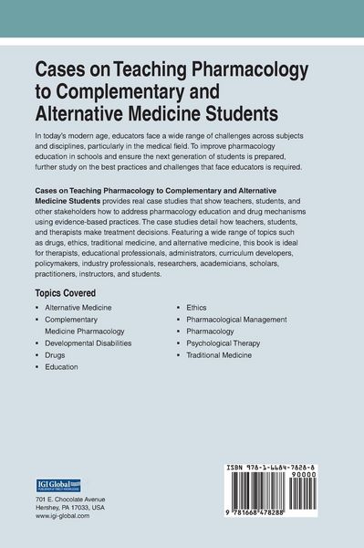 Produktbild: Cases on Teaching Pharmacology to Complementary and Alternative Medicine Students