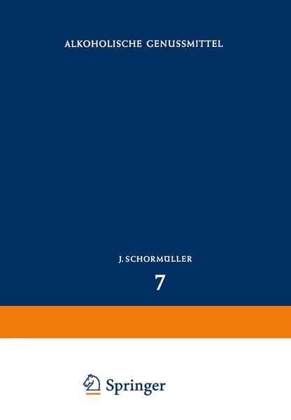 Produktbild: Alkoholische Genussmittel