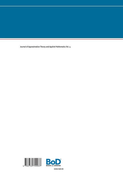Produktbild: Journal of Approximation Theory and Applied Mathematics - 2014 Vol. 4
