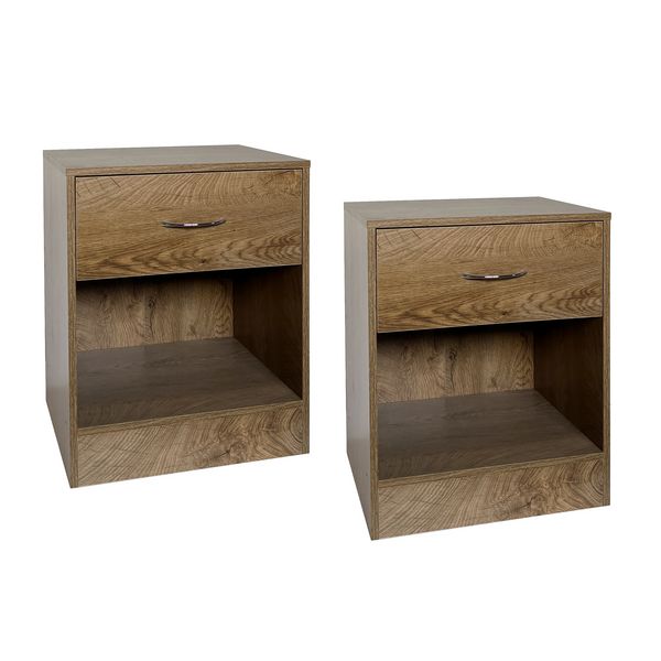 Produktbild: HTI-Living Nachtschrank 2er Set Thekla Eiche