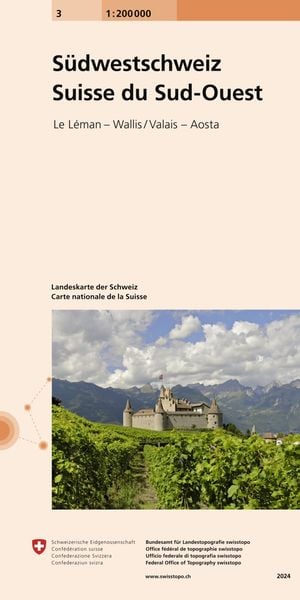Produktbild: 3 Landeskarte 1:200 000