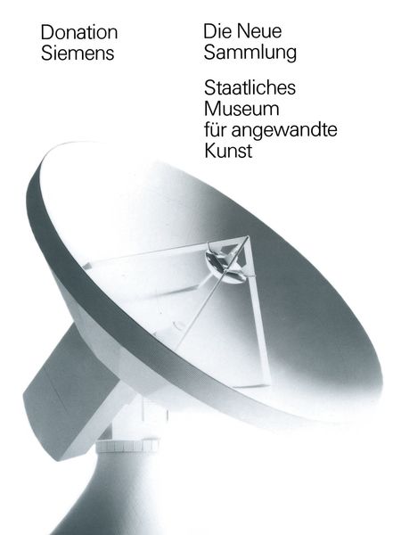 Produktbild: Donation Siemens an Die Neue Sammlung
