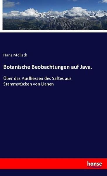 Produktbild: Botanische Beobachtungen auf Java.