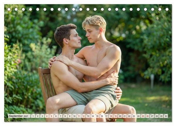 Produktbild: M&auml;nner unter sich - Intime Momente (Tischkalender 2027 DIN A5 quer), CALVENDO Monatskalender