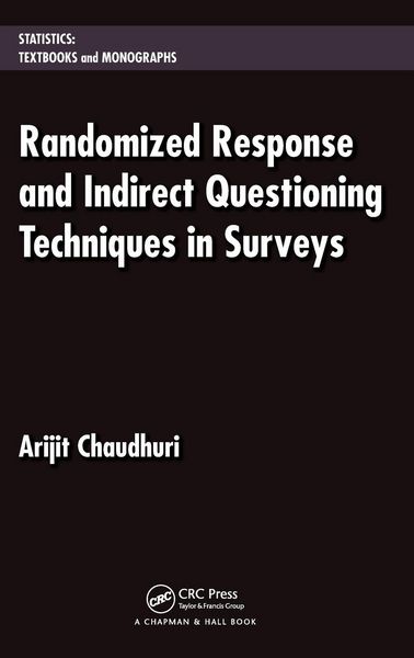 Produktbild: Randomized Response and Indirect Questioning Techniques in Surveys