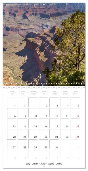 Produktbild: GRAND CANYON Magnificent views (Wall Calendar 2026 12 &times; 12 Inch) CALVENDO 12 Month Wall Calendar