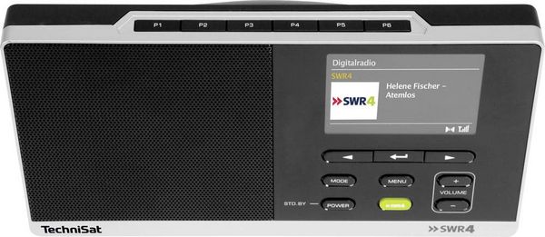 Produktbild: TechniSat DigitRadio 215 SWR 4 - Edition Kofferradio DAB+, UKW Schwarz