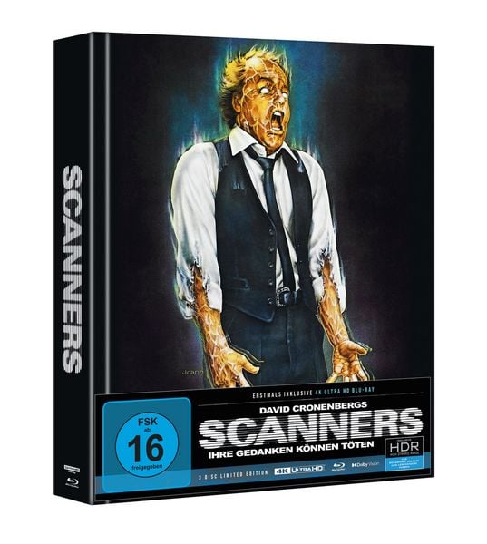 Produktbild: Scanners - Mediabook (4K-UHD+2 Blu-rays)