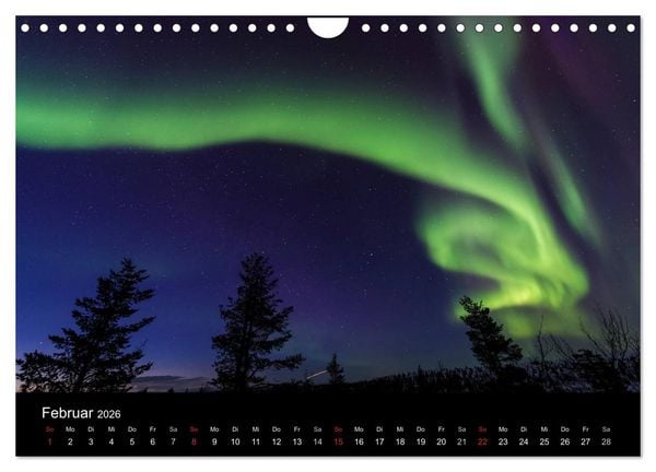 Produktbild: Nordlichter (Wandkalender 2026 DIN A4 quer), CALVENDO Monatskalender