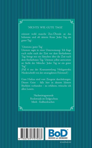 Produktbild: Nichts wie gute Tage