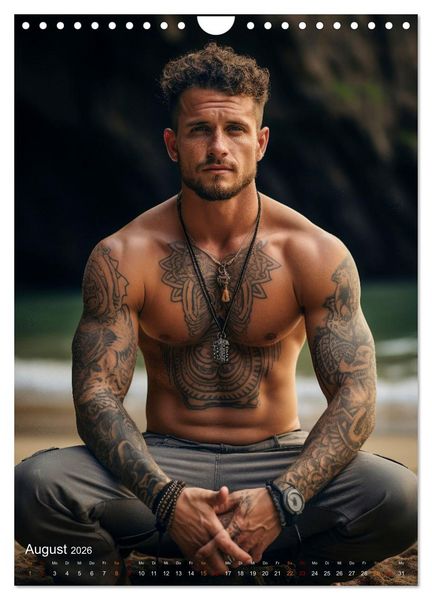 Produktbild: Tattoos Kunst auf der Haut (Wandkalender 2026 DIN A4 hoch), CALVENDO Monatskalender