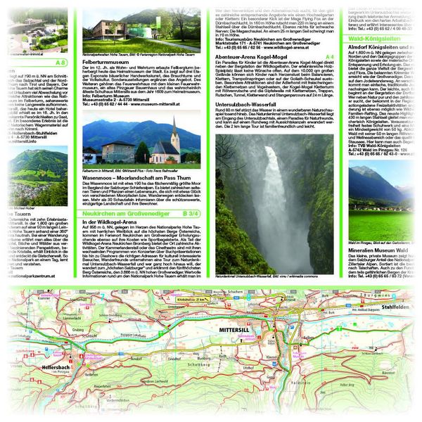 Produktbild: Venedigergruppe, Oberpinzgau, Virgental Wander- und Radkarte 1 : 35 000