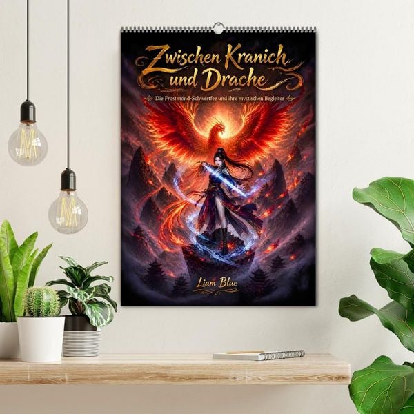 Produktbild: Zwischen Kranich und Drache (Wandkalender 2027 DIN A2 hoch), CALVENDO Monatskalender
