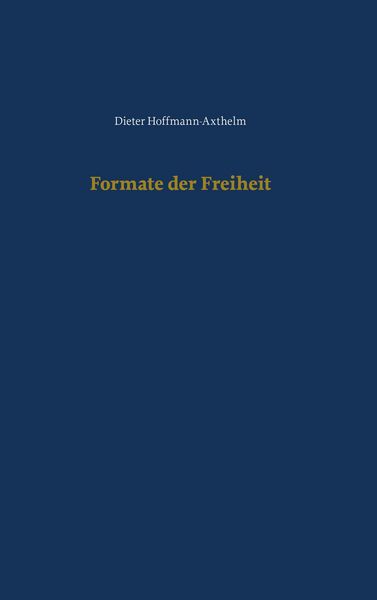 Produktbild: Formate der Freiheit