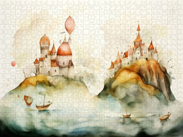 Produktbild: CALVENDO Puzzle Ein Motiv aus dem Kalender "Kuriose H&auml;user" | 2000 Teile Lege-Gr&ouml;&szlig;e 90x67cm Foto-Puzzle f&uuml;r gl&uuml;ckliche Stunden