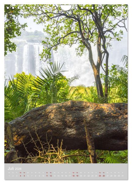 Produktbild: Gigantische Victoria Falls (Wandkalender 2026 DIN A4 hoch), CALVENDO Monatskalender