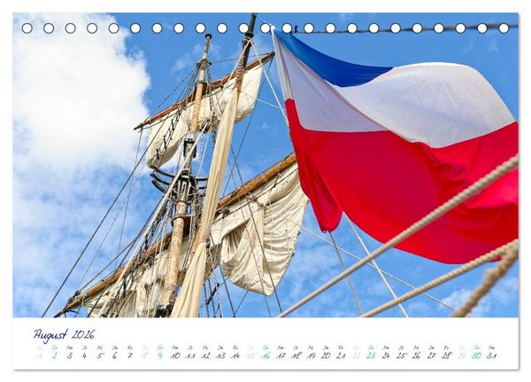 Produktbild: SAIL Amsterdam (Tischkalender 2026 DIN A5 quer), CALVENDO Monatskalender