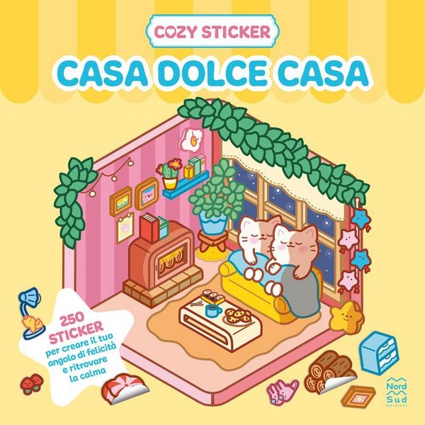 Produktbild: Cozy sticker. Casa dolce casa. 250 sticker per creare il tuo angolo di felicit&agrave; e ritrovare la calma
