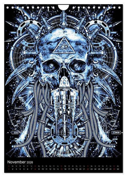 Produktbild: BLOODBOY/DARK ILLUSTRATION (Wandkalender 2026 DIN A4 hoch), CALVENDO Monatskalender