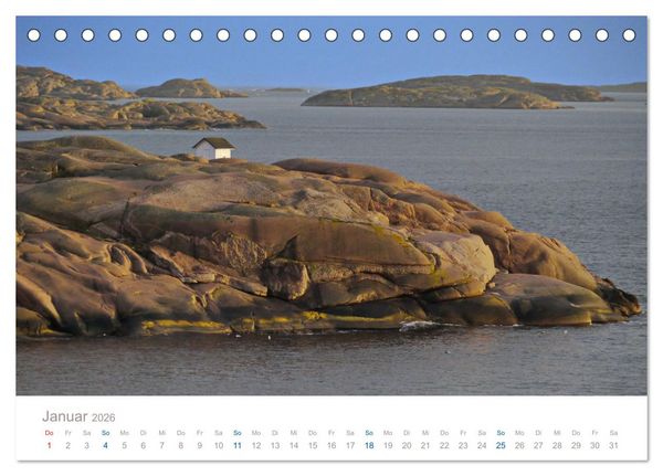 Produktbild: Bohusl&auml;n - Idyllische Sch&auml;renlandschaft an Schwedens Westk&uuml;ste (Tischkalender 2026 DIN A5 quer), CALVENDO Monatskalender