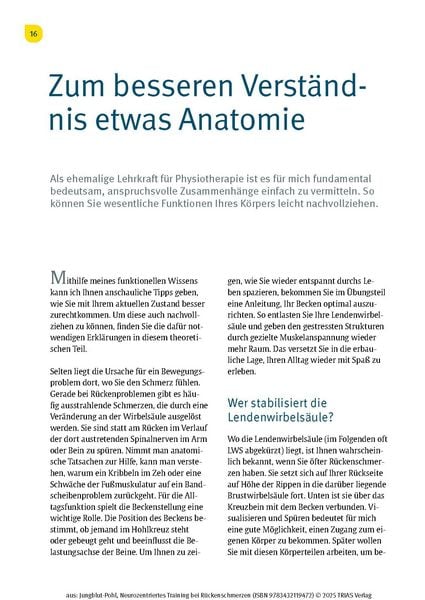Produktbild: Neurozentriertes Training bei R&uuml;ckenschmerzen