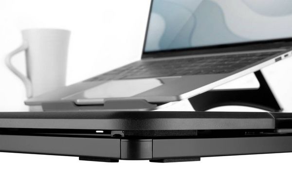 Produktbild: Digitus DA-90445 Sitz-Steh-Schreibtischaufsatz H&ouml;hen-Bereich: 45 bis 405mm Schwarz