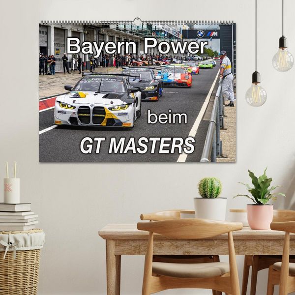 Produktbild: Bayern Power beim GT Masters (Wandkalender 2026 DIN A2 quer), CALVENDO Monatskalender