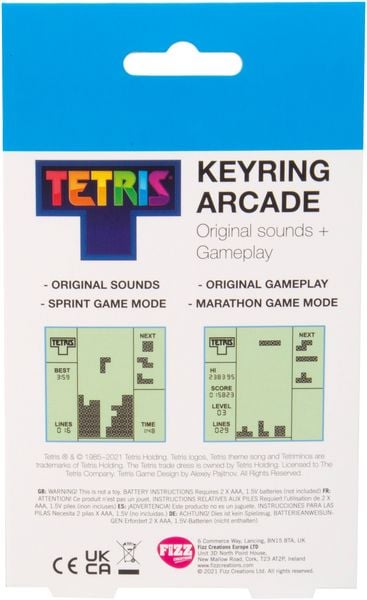 Produktbild: Tetris Schl&uuml;sselanh&auml;nger Spiel