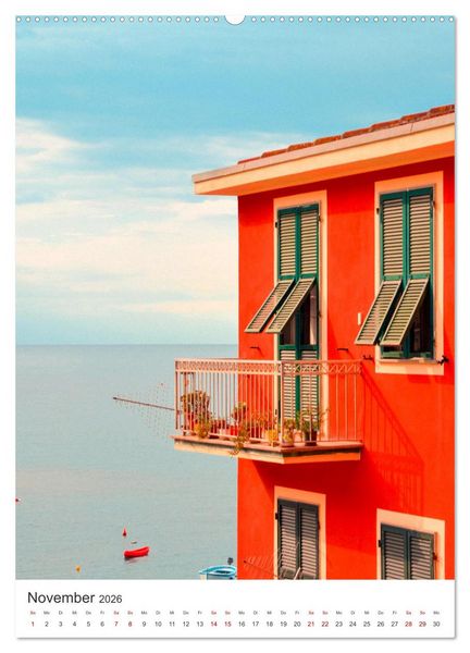 Produktbild: Farbenfrohes Italien (Wandkalender 2026 DIN A2 hoch), CALVENDO Monatskalender