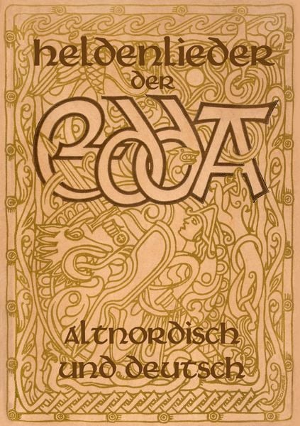 Produktbild: Heldenlieder der Edda - Altnordisch und deutsch