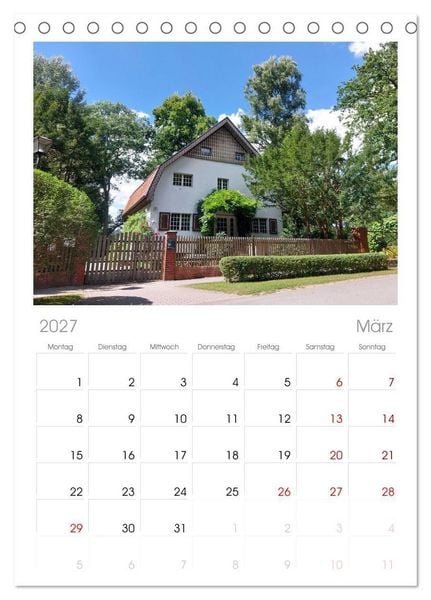 Produktbild: Tischplaner 2027 - Buckow - Perle der M&auml;rkischen Schweiz (A5 Tischkalender zum Aufstellen) CALVENDO
