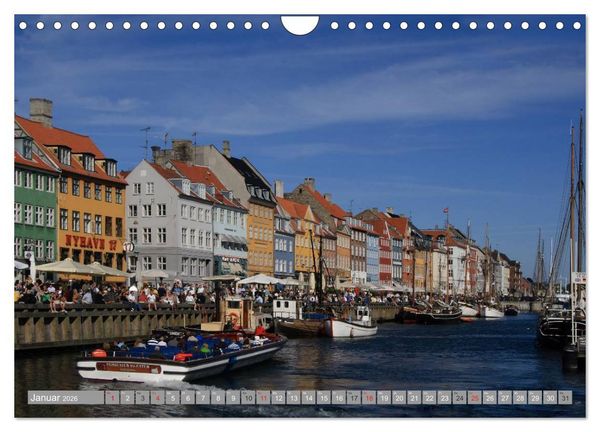 Produktbild: D&auml;nemark - Ostseek&uuml;ste (Wandkalender 2026 DIN A4 quer), CALVENDO Monatskalender