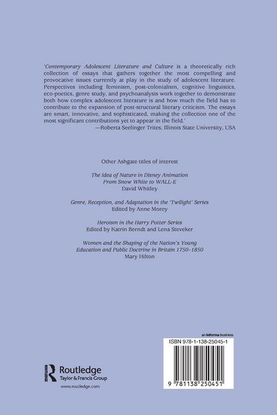 Produktbild: Contemporary Adolescent Literature and Culture