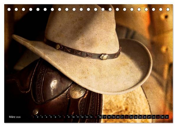 Produktbild: Western-Feeling (Tischkalender 2026 DIN A5 quer), CALVENDO Monatskalender