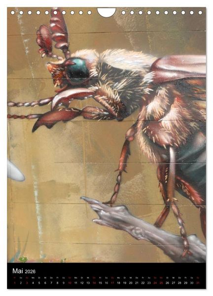 Produktbild: KA- GRAFFITI (Wandkalender 2026 DIN A4 hoch), CALVENDO Monatskalender