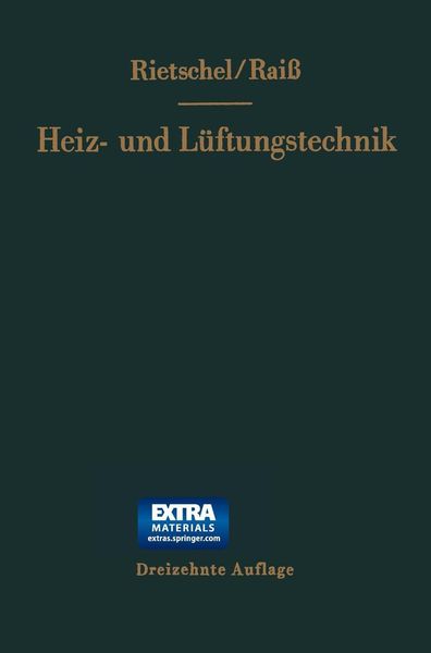 Produktbild: H. Rietschels Lehrbuch der Heiz- und L&uuml;ftungstechnik