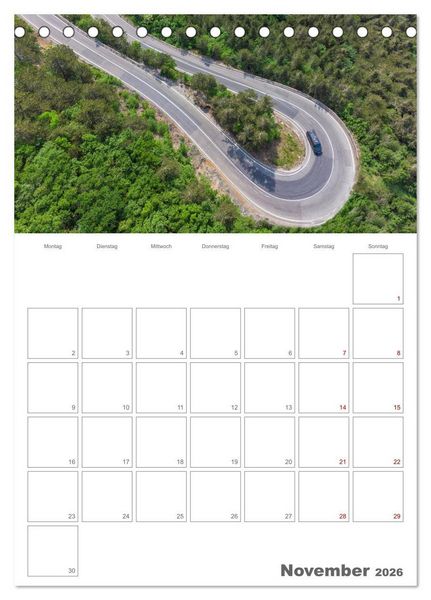 Produktbild: Wohnmobil Jahresplaner (Tischkalender 2026 DIN A5 hoch), CALVENDO Monatskalender