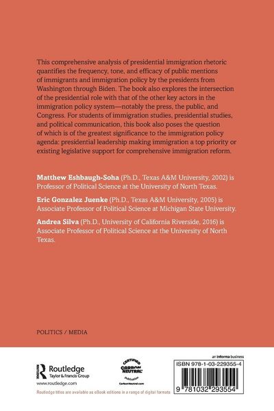 Produktbild: The Presidency and Immigration Policy