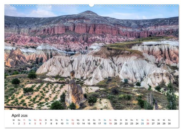 Produktbild: Kappadokien - Das M&auml;rchenland der T&uuml;rkei (hochwertiger Premium Wandkalender 2026 DIN A2 quer), Kunstdruck in Hochglanz