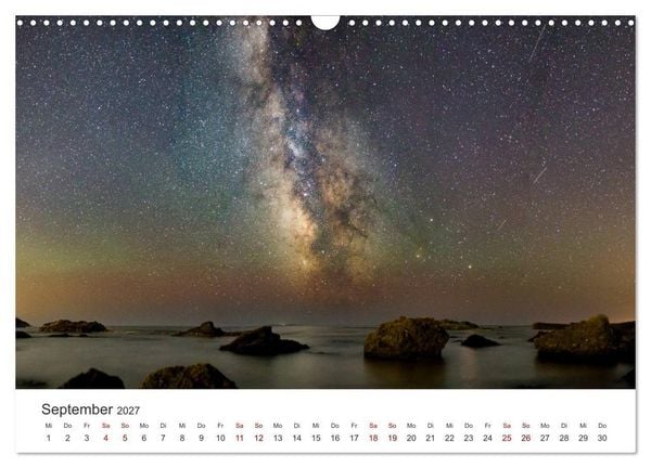 Produktbild: Nachthimmel - Unfassbare Fotografien der Sterne. (Wandkalender 2027 DIN A3 quer), CALVENDO Monatskalender