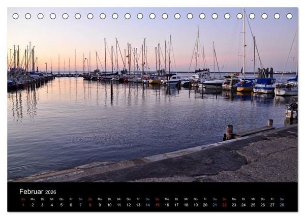 Produktbild: Warnem&uuml;nde - Maritime Landschaften (Tischkalender 2026 DIN A5 quer), CALVENDO Monatskalender
