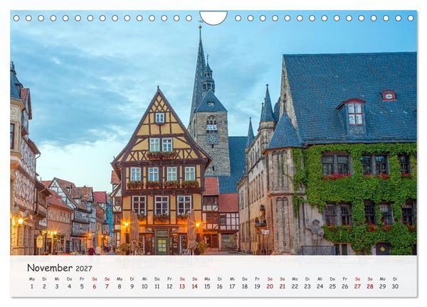 Produktbild: Quedlinburg - Die historische Altstadt (Wandkalender 2027 DIN A4 quer), CALVENDO Monatskalender