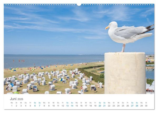 Produktbild: Moin Norden-Norddeich (Wandkalender 2026 DIN A2 quer), CALVENDO Monatskalender