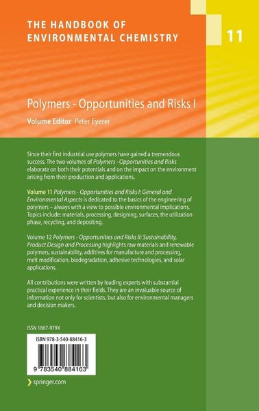 Produktbild: Polymers - Opportunities and Risks I