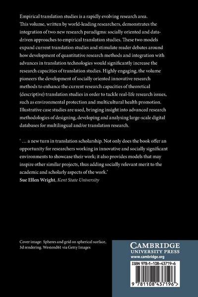 Produktbild: Advances in Empirical Translation Studies