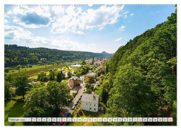 Produktbild: Bad Schandau Impressionen (hochwertiger Premium Wandkalender 2026 DIN A2 quer), Kunstdruck in Hochglanz