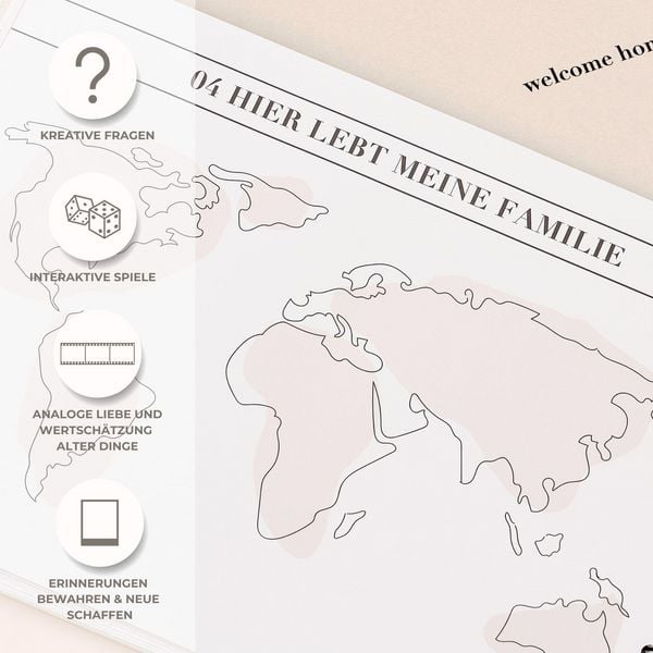 Produktbild: "welcome home" Familienbuch - 20 Mitglieder